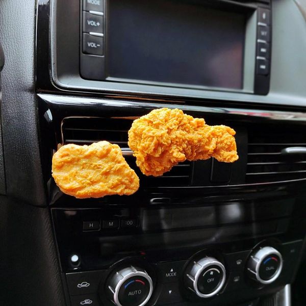 

car air freshener creativity simulation plastic fried chicken leg perfume vent clip wings model accessories interior