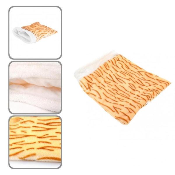 

cat beds & furniture comfy tiger pattern plush sleeping bag autumn winter fashion appearance for home