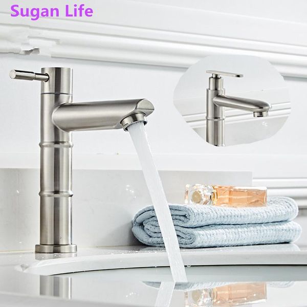 

bathroom sink faucets sugan life chrome finish bamboo basin faucet vessel water tap bath cold and mixer f143