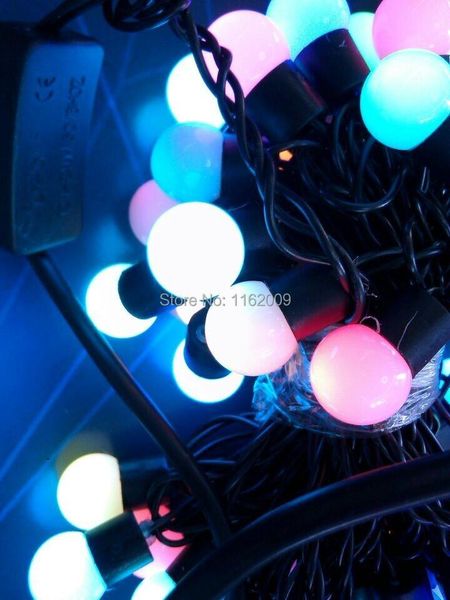 

high bright 220v 5m led ball light chains twinkle for christmas holiday wedding party strips