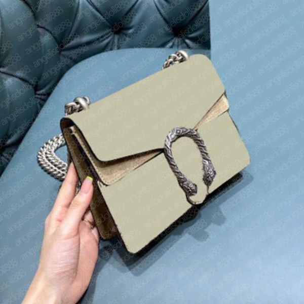 

7a+fashion women purses bags with date code box small dionysusu tiger head button chain letters print canvas genuine leather shoulder crossb