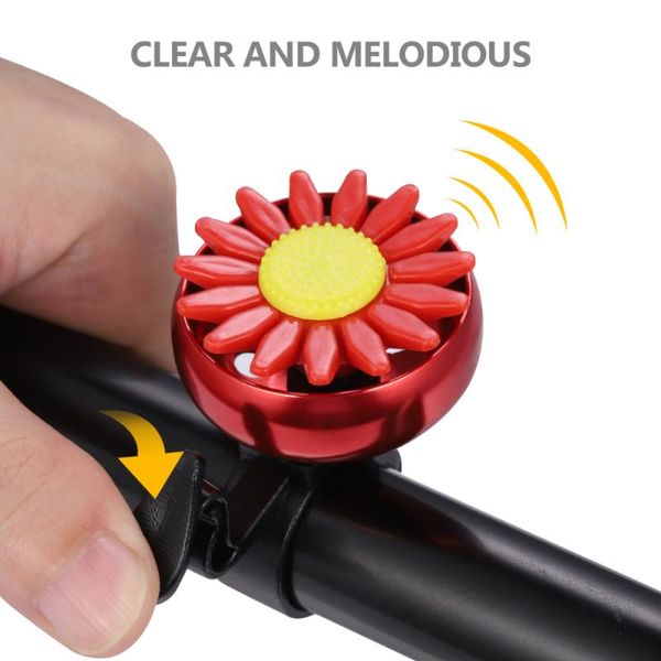 

bike horns vorcool sunflower shaped kids children cycling bell handlebar ring ringer horn