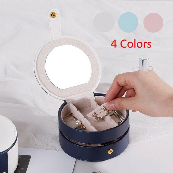 

jewelry box organizer portable travel leather jewellery ornaments case storage cosmetic bags & cases