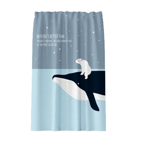 

shower curtains 1pc thickened curtain mouldproof polyester bathing with hooks
