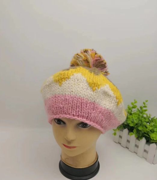 

all kinds of lovely girl beret hat, autumn and winter knitting headcap, Blue;gray
