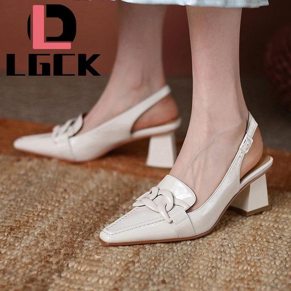 

slingback women pumps fashion ladies high heels shoes genuine leather woman pointed toe non-slip brand summer dress, Black