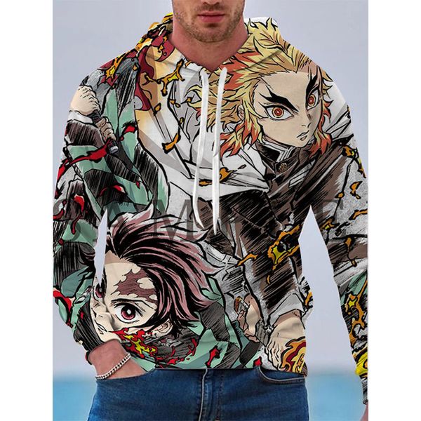 

the comic figure pattern men is a 3d printed hoodie visual impact party punk goth round neck american sweater hoodie, Black