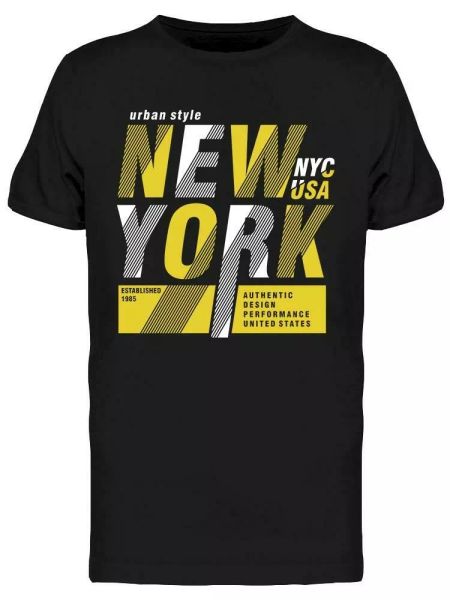 

nyc u s a tee men's -image by shutterstock, White;black