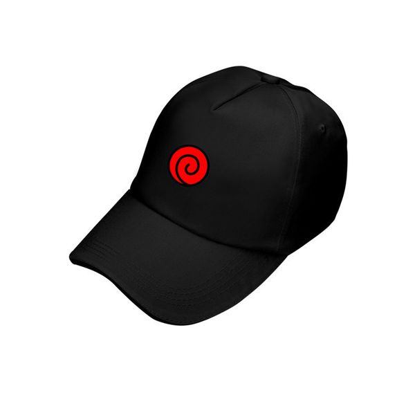 

naruto hat summer cap print dome simple baseball outdoor sports leisure sun, Black;white