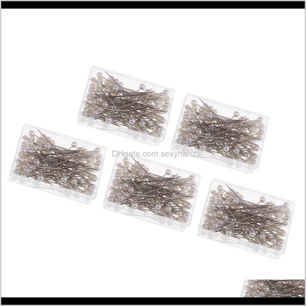 

sewing notions tools apparel drop delivery 2021 500pcs round pearl headed pins for dress makingweddingsflorists36mm long pnd6d, Black