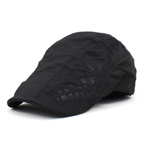 

berets spring summer solid cotton sboy caps men flat peaked cap women painter beret hats 33, Blue;gray