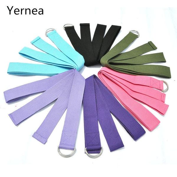 

fitness exercise gym yoga stretch belt band bands workout pull rope cotton 6 color1
