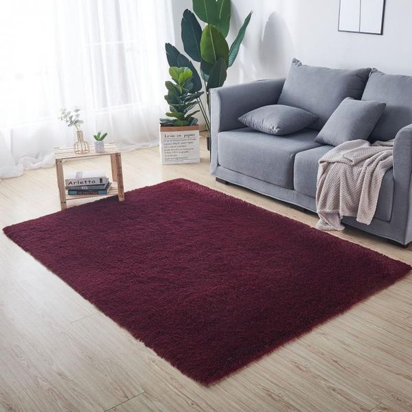 

carpets plush carpet for living room fluffy rug thick bed anti-slip floor gray soft rugs tie dyeing velvet kids mat