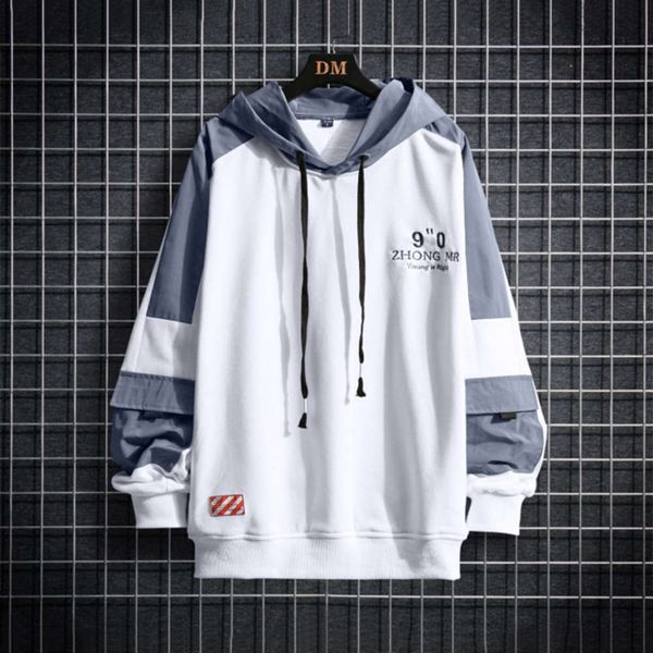 

sweater spring and autumn version trend loose handsome hooded, Black