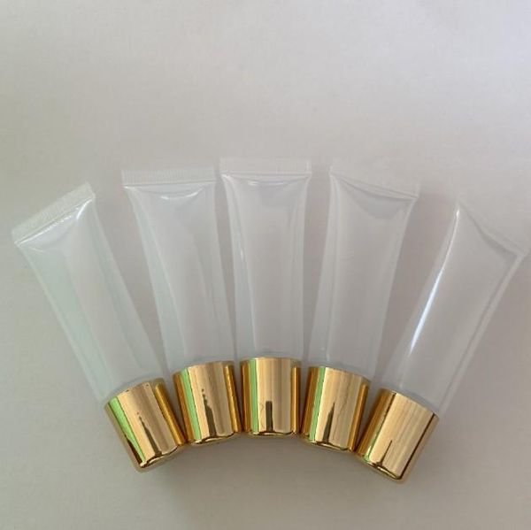 

storage bottles & jars empty cosmetic gold cap tubes concealer soft box diy lipstick lip refillable gloss glaze squeeze container