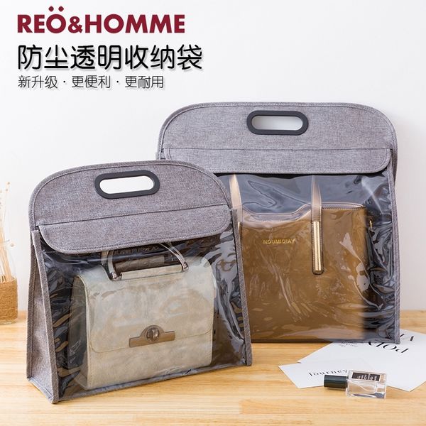 

TEY oxford oxford cloth storage transparent sealed dustproof storage bags cloth art household hanging bag dormitory wardrobe moisture proof
