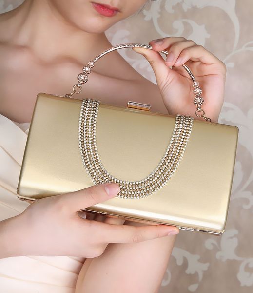 

evening bags fashionable women's hand dinner with diamond inlaid banquet hand big