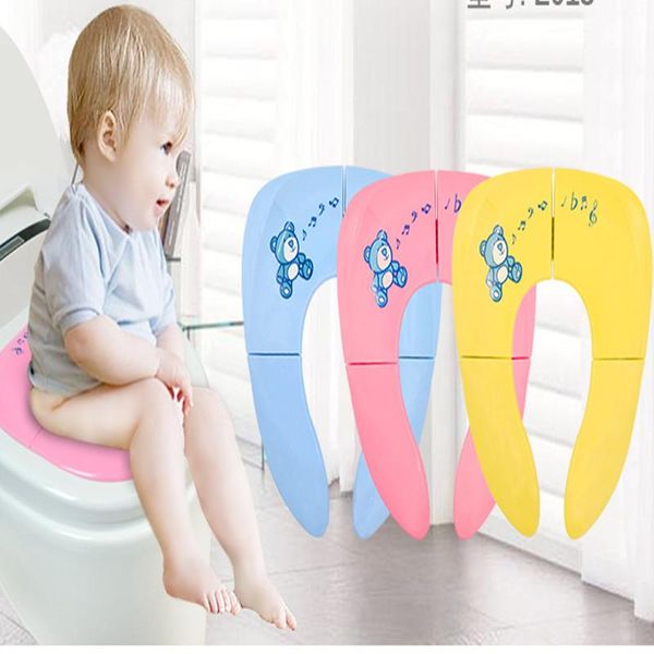 

baby travel folding potty seat toddler portable toilet training seat children urinal cushion children pot chair pad /mat