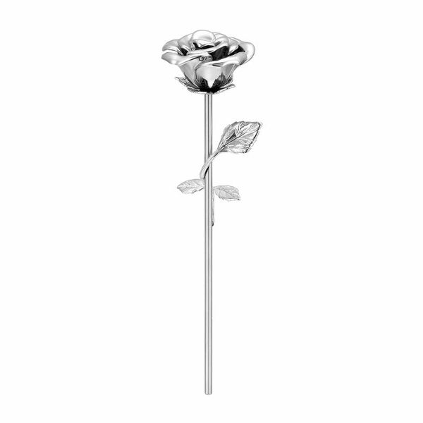 

pendants lkj001 eternal love memory rose shape keepsake jewelry ash holder stainless steel cremation urn for loved one ashes casket, Black