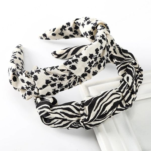 

wide brimmed women headbands hairband fabric pleated bezel hair hoop girls fashion stripe hair accessories, Slivery;white