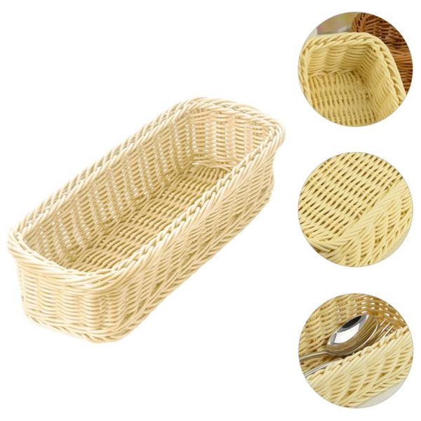 

storage baskets rattan woven basket tableware box chopsticks