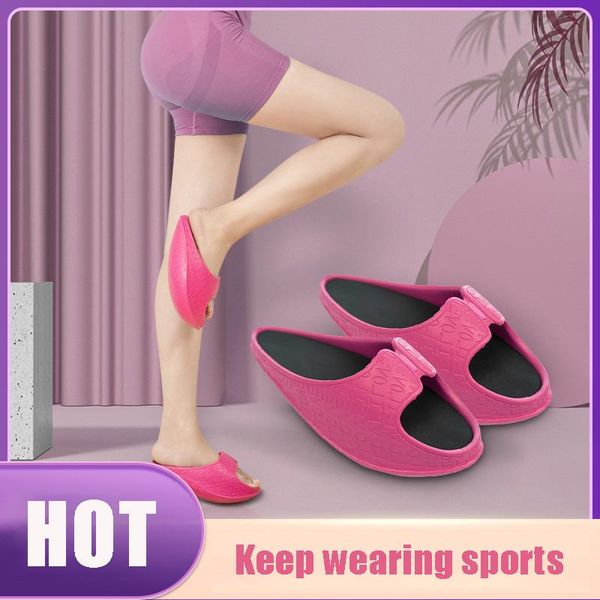 

slippers spot weight-loss shoes summer style slimming hip lifting yoga rocking lacing thick soled, Black