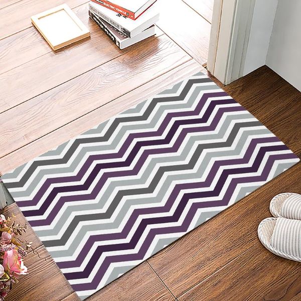 

carpets simple purple grey ripple doormat welcome mats for front door kitchen floor office chair mat carpet home decor