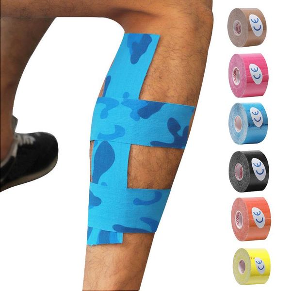 

muscle tape support elastic sport adhesive bandage kneepad pain relief knee pads for gym fitness elbow &, Black;gray