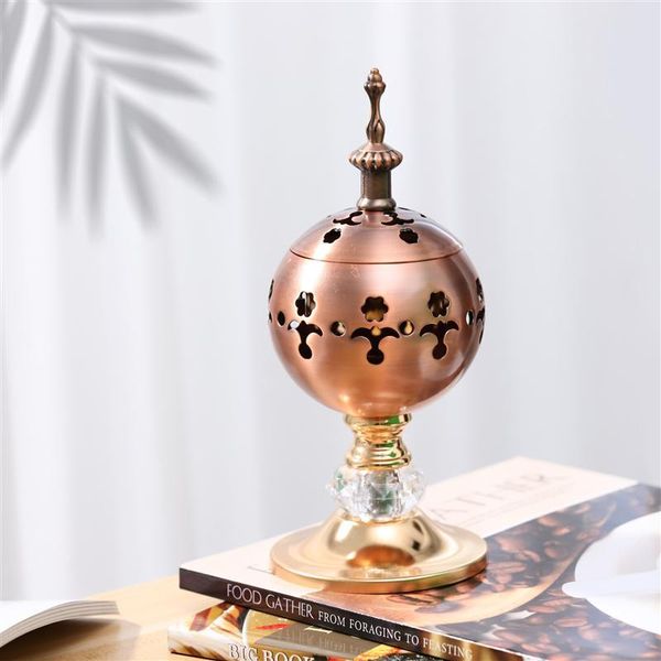 

candle holders soimiss household iron incense burner hollow out luxury censer adornment home decoration sandalwood cense