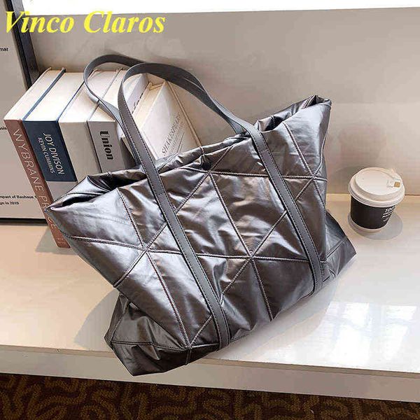 

shopping bags large tote bag soft winter big shoulder luxury brand shopper handbags designer high capacity light sac a main casual 220301