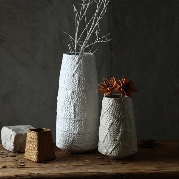 

vases ceramic art vase dried flower nordic home decor crafts room decorations table handicraft porcelain figurine floral ornaments