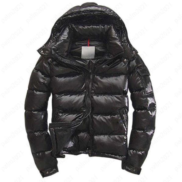 

monclair designer mens down jacket france brand winter jacket men and women couples detachable hooded thick mayan warm jacke, Black
