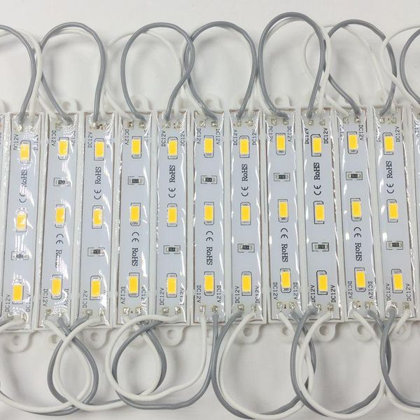 

modules 20pcs 5630 3 led module lighting for sign dc12v waterproof superbright smd cool white / warm white/blue/red color
