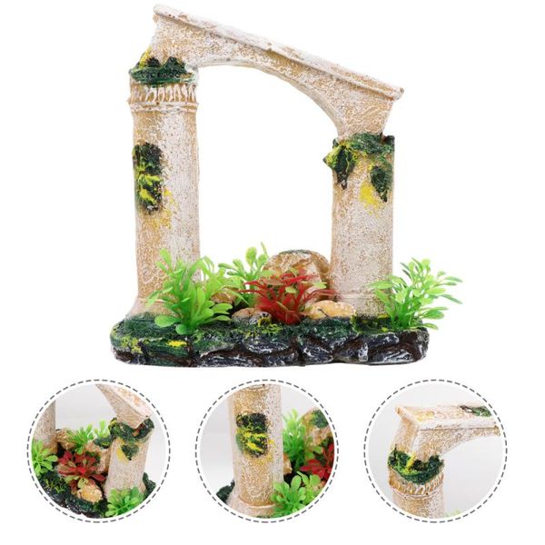 

decorations deskornaments aquarium decorative adornment roman columns decoration