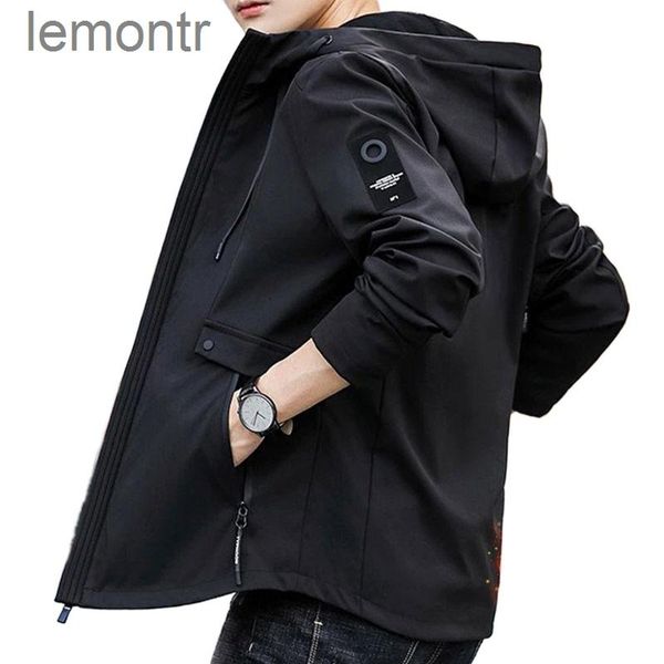 

men's hooded jacket, large velvet simple, fit, casual, spring jackets, Black;brown