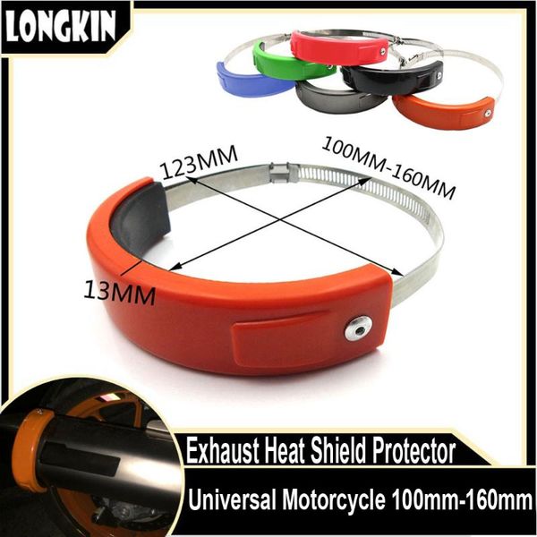 

motorcycle exhaust protector round guard cover fit for 100mm-160mm oval can system