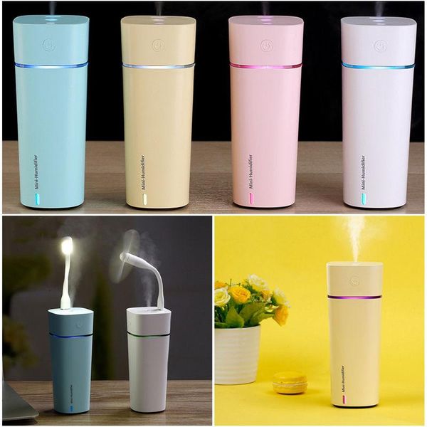 

fragrance lamps home furnishing machine usb mini humidifier night light led air diffuser purifier atomizer #3j23
