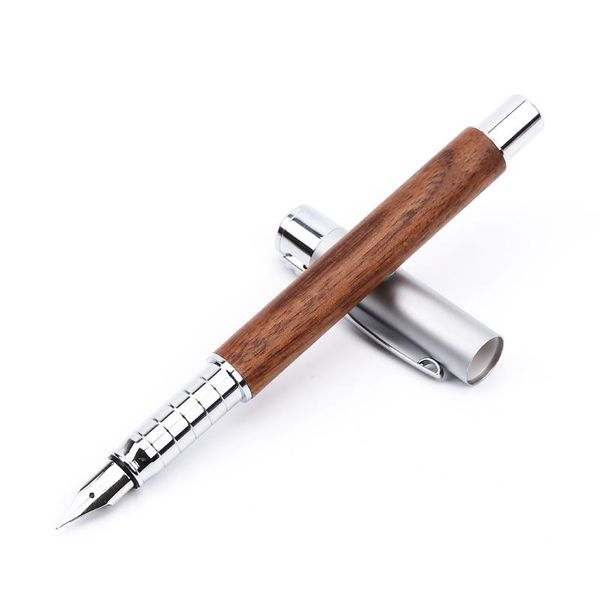 

fountain pens luxury wood pen m&g creative unique 0.38mm ef nib business office gift financial ink with an original box