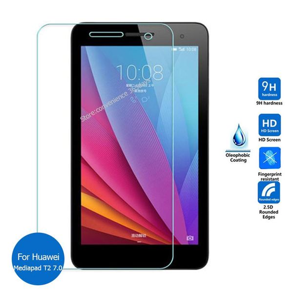 

cell phone screen protectors tempered glass protector for huawei mediapad t2 7.0 safety protective on media pad t 2 bgo-dl09 bgo dl09