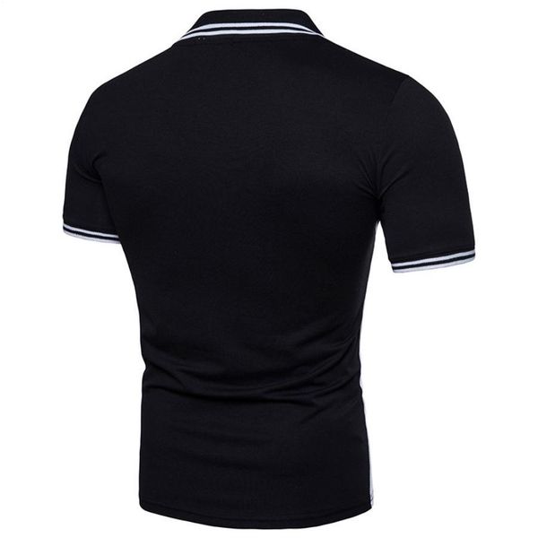 

2021 crop fitness designers mens polo t shirt classic t shirts summer dress male ropa de hombre collared t-shirt men's men clothing fas, White;black