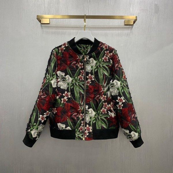 

women's jackets wk09328 fashion women coats & 2021 runway luxury european design party style clothing, Black;brown