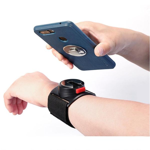 

outdoor bags sports wrist bag detachable running wristband rotatable phone holder gym accessories men cell arm band