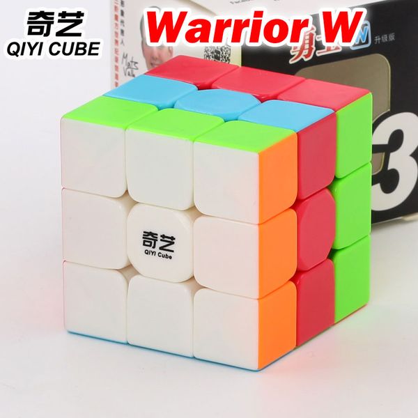 

Puzzle Magic Cube QiYi Warrior W 3x3x3 3*3*3 333 Speed Cube stickerless professional colorful easy twist educational logic toys