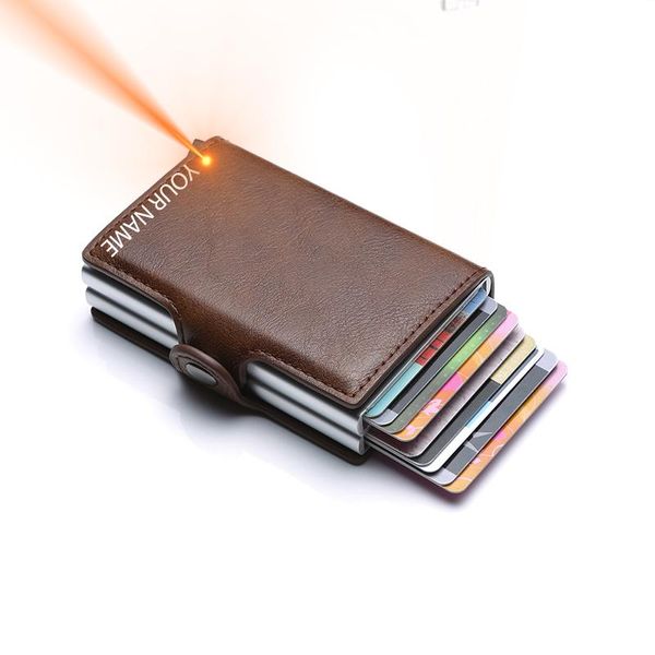 

wallets fashion men wallet holder for small hasppurse male rifd two layers bank card, Red;black