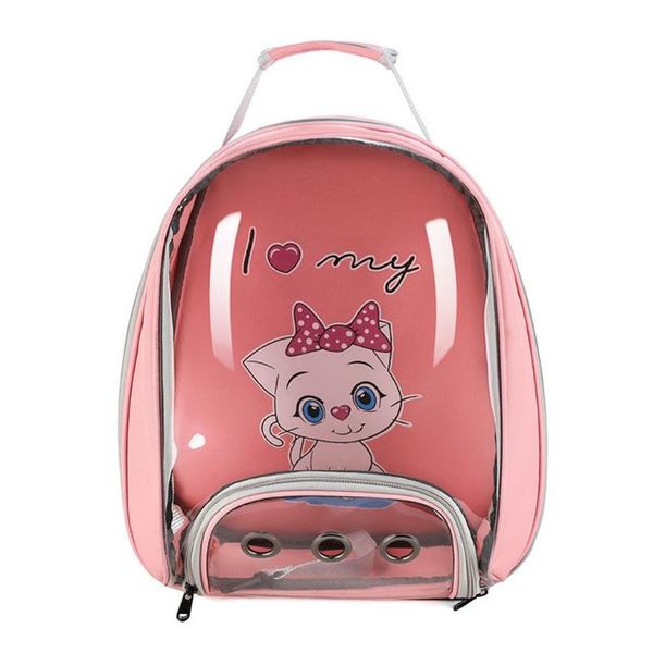 

backpack cat transparent bubble pet carrier for small dog portable breathable travel d0lf