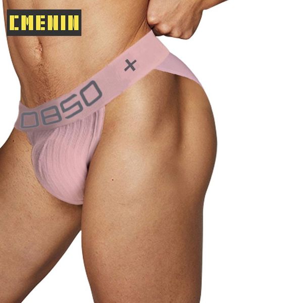 

underpants cmenin sissy underwear men jockstrap breathable cotton gay man's bikini briefs innerwear gift bs3517, Black;white
