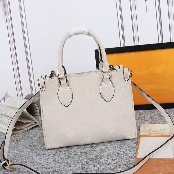 

lady tote shopper bag handbags wallet fashion letter genuine leather shoulder bags adjustable removable strap high quality