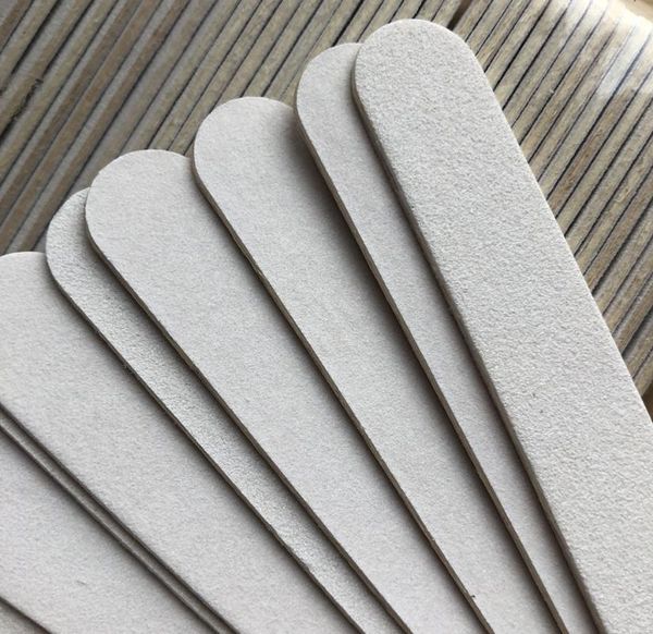 

nail files 500 pcs white wooden file 100/180 wood emery board manicure tool
