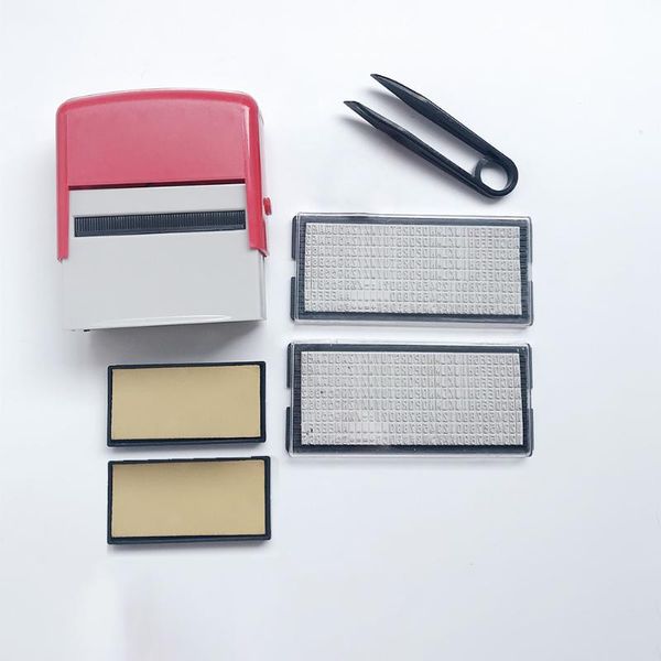 

custom ink seal set dial platter classification plastic movable black crafts gift wrap
