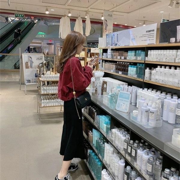 

women's jackets wine denim coat for women 2021 autumn, Black;brown